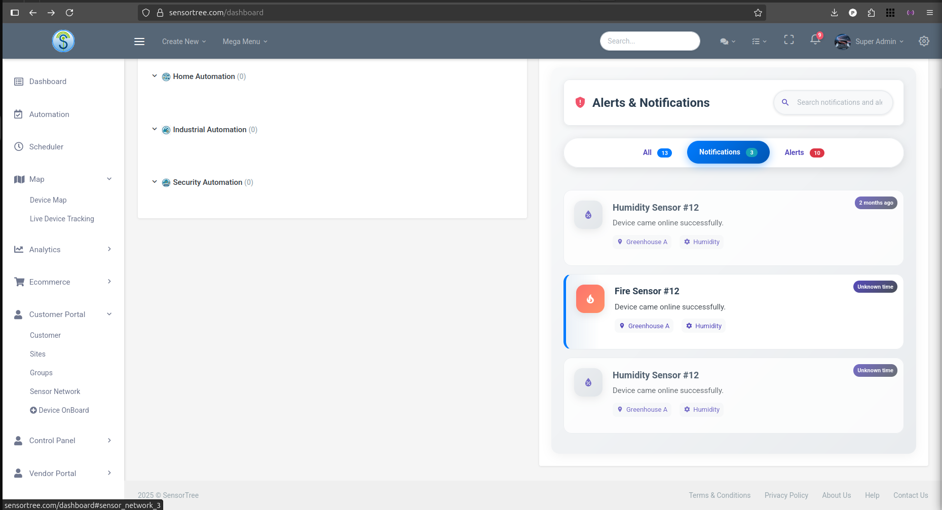 Home Automation Dashboard